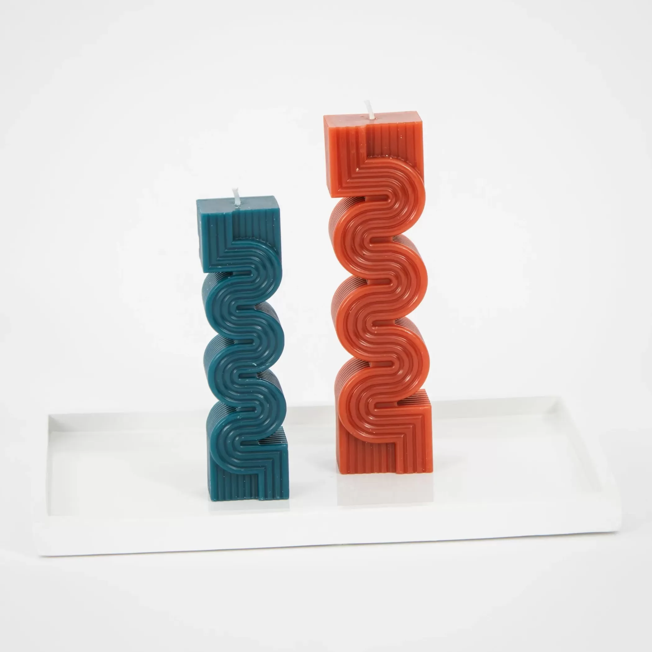 Candles & Candle Holders | GigiandTom Geometric Pillar Candle Assorted 2 Pack MidMod