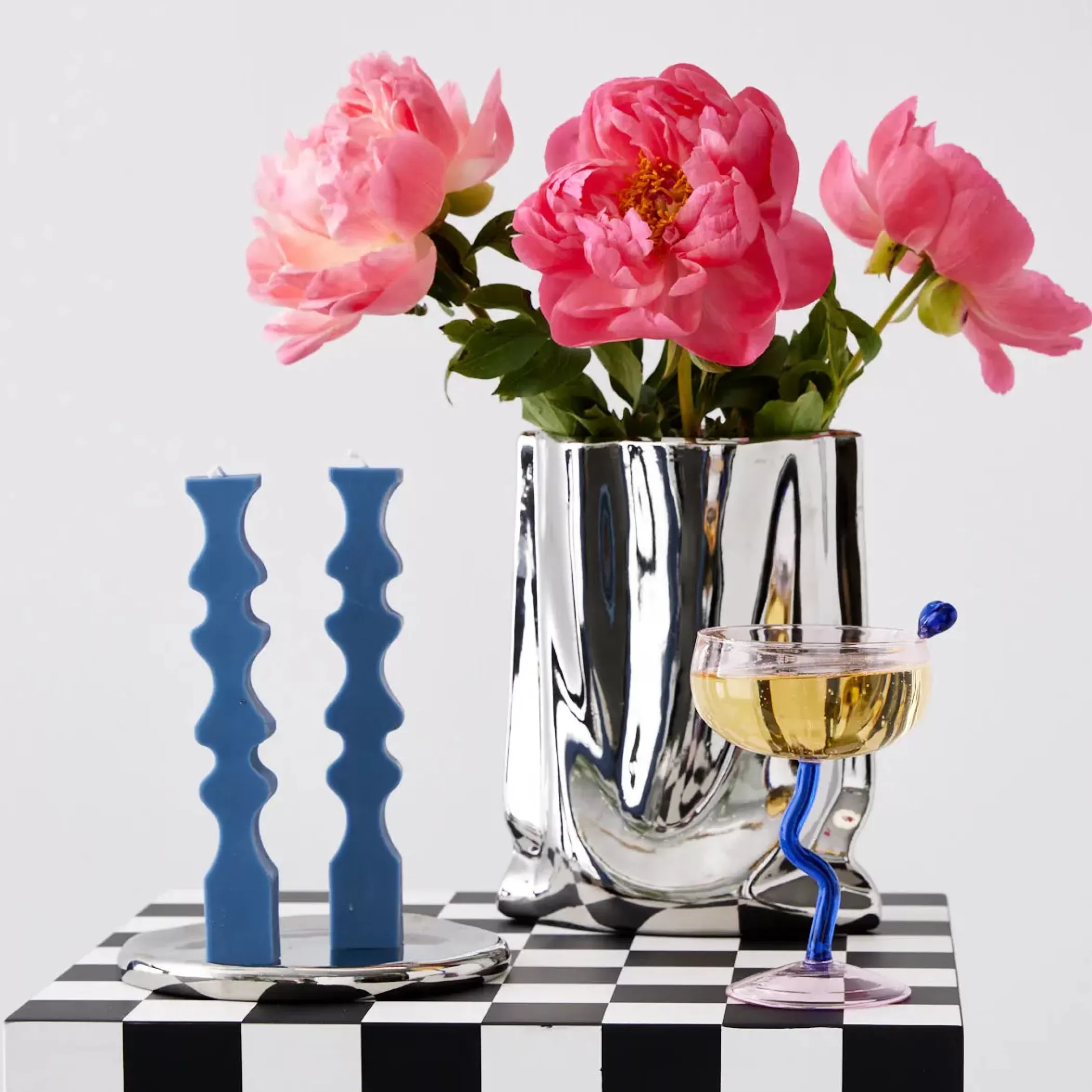 Candles & Candle Holders | GigiandTom Inset Taper Candle Navy 2 Pack