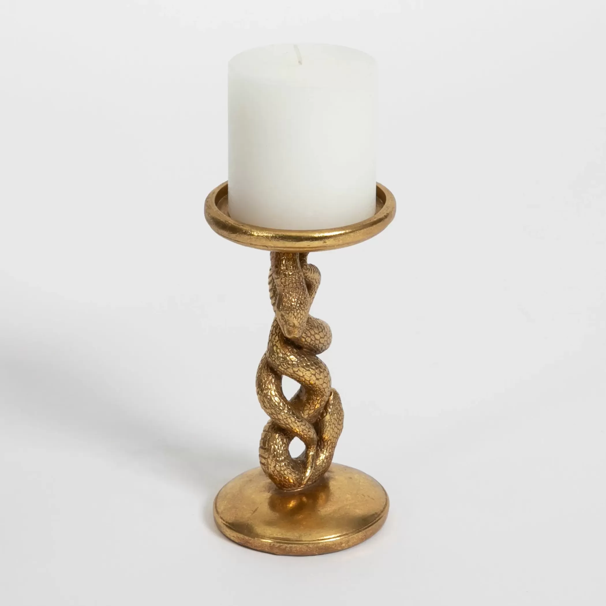 Candles & Candle Holders | GigiandTom Medusa Gold Resin Candle Holder