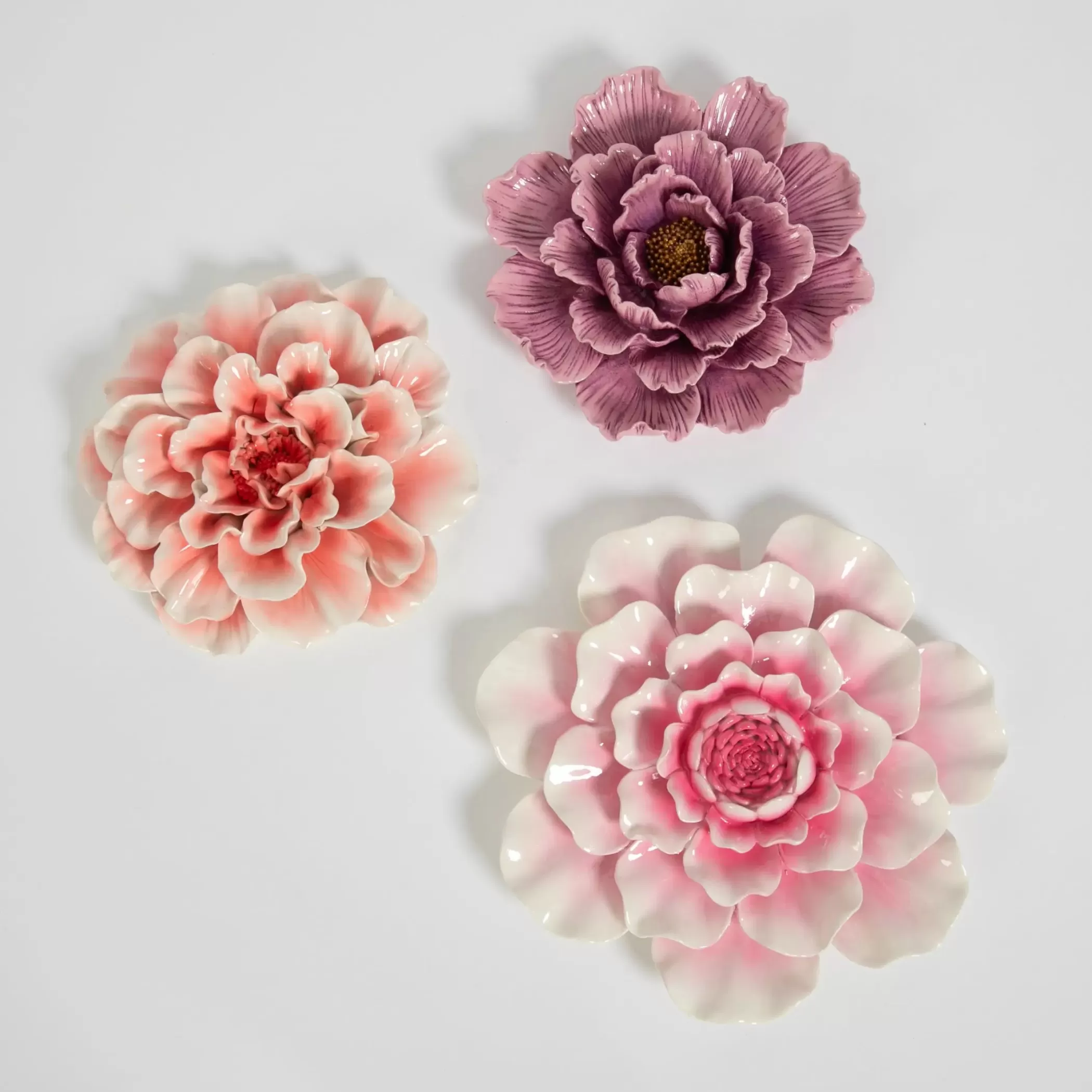 Decor | GigiandTom Peach Peony Resin Sculpture