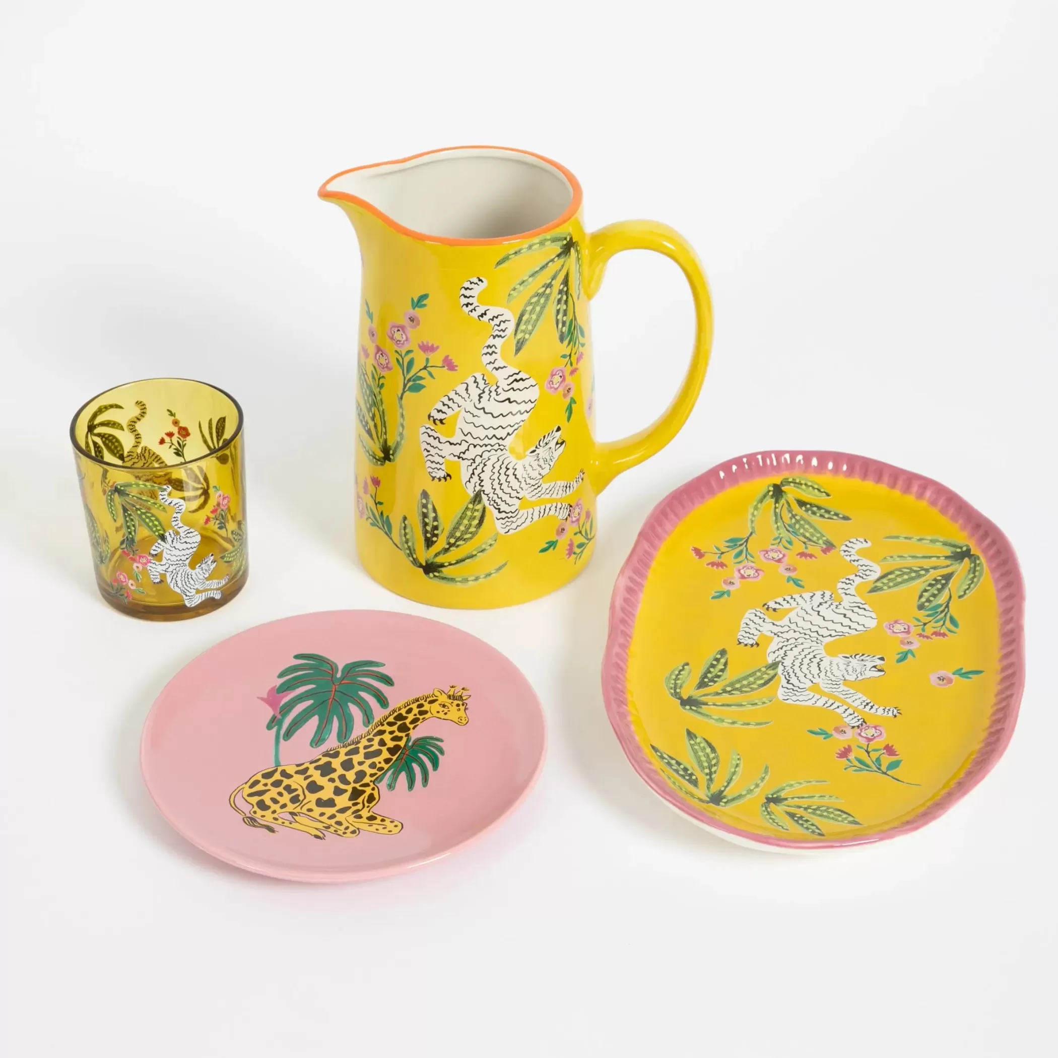 Kitchen & Dining | GigiandTom Tigress Ceramic Drink Pitcher